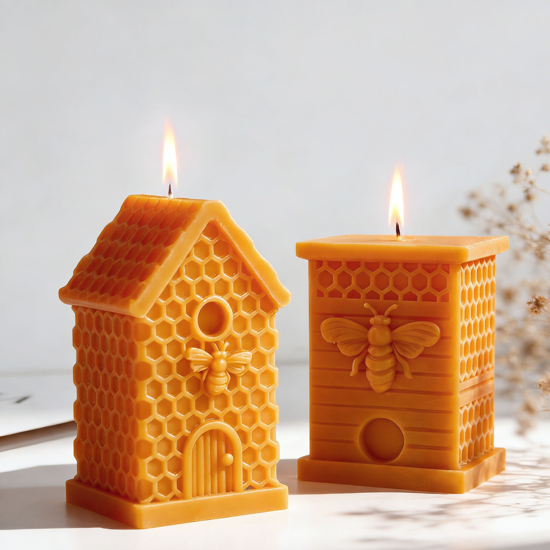 Soap Making Things - DIY Beehive Relief Bee Silicone Candle