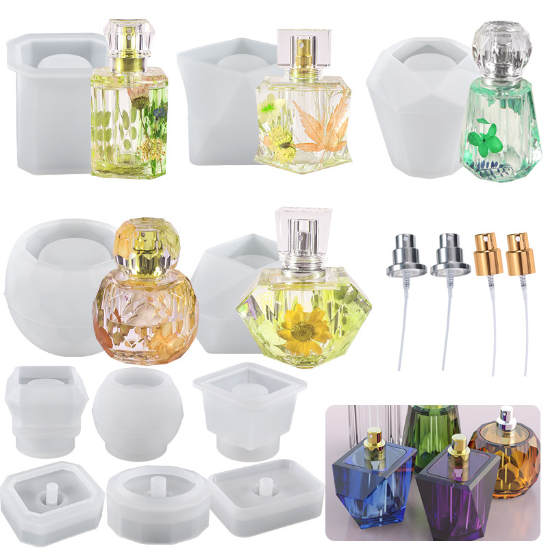 Soap Making Jar - New Silicone Mould Perfume Bottle Silicone