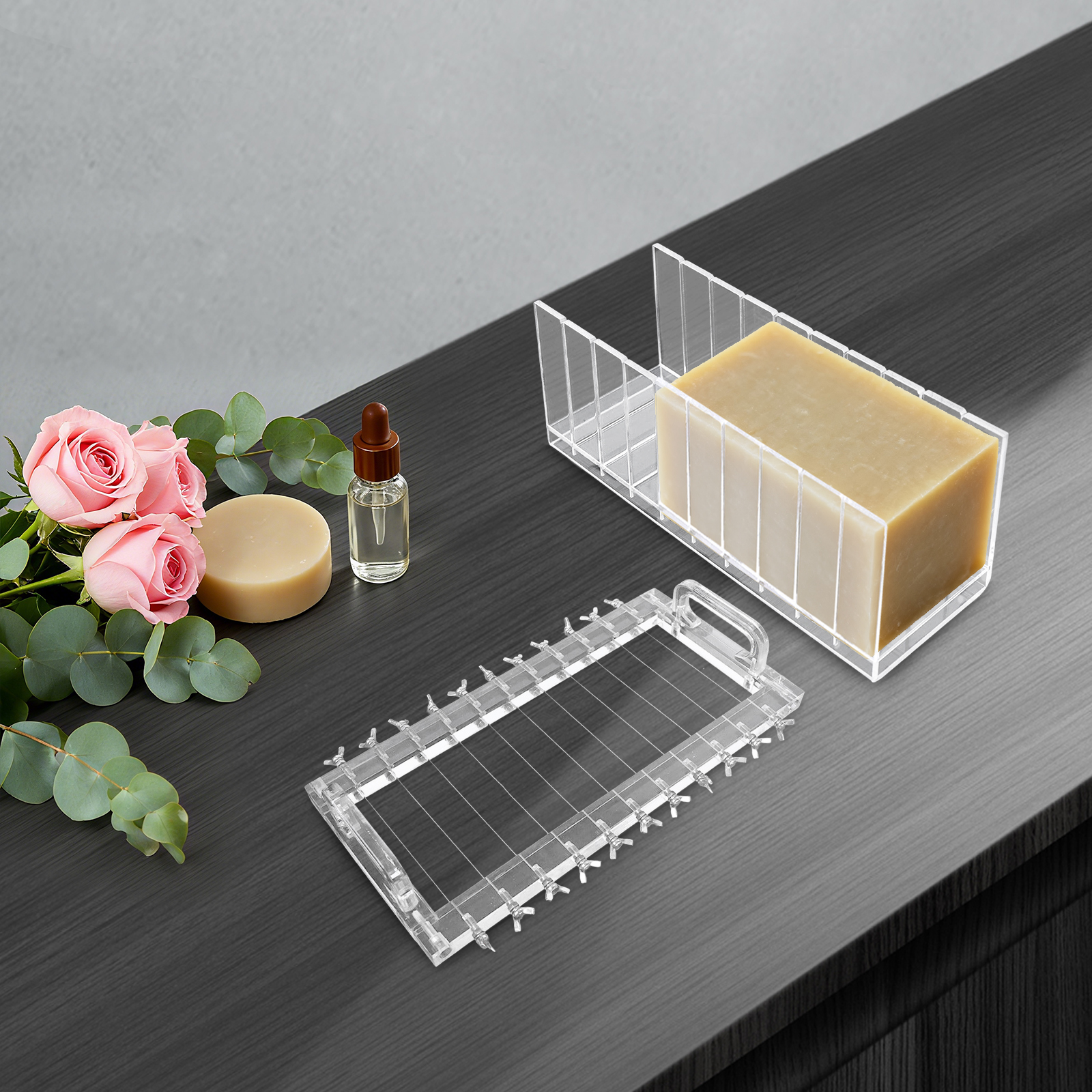 Soap Making Kit For Beginners - Premium Acrylic Soap Cutter - 11