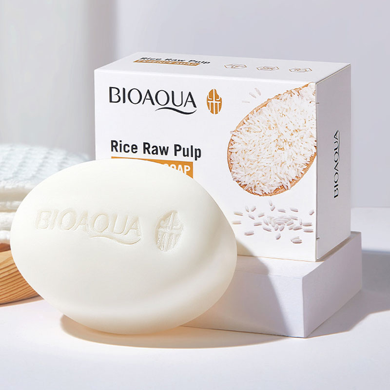 Castor Oil Soap - BIOAQUA White Rice Raw Pulp Facial