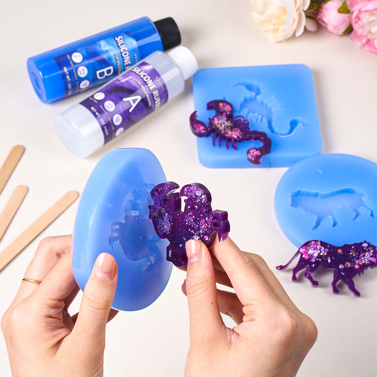 118ml/296ml Silicone Mold Maki - مراجعة Soap Making Kit For Beginners وسعره