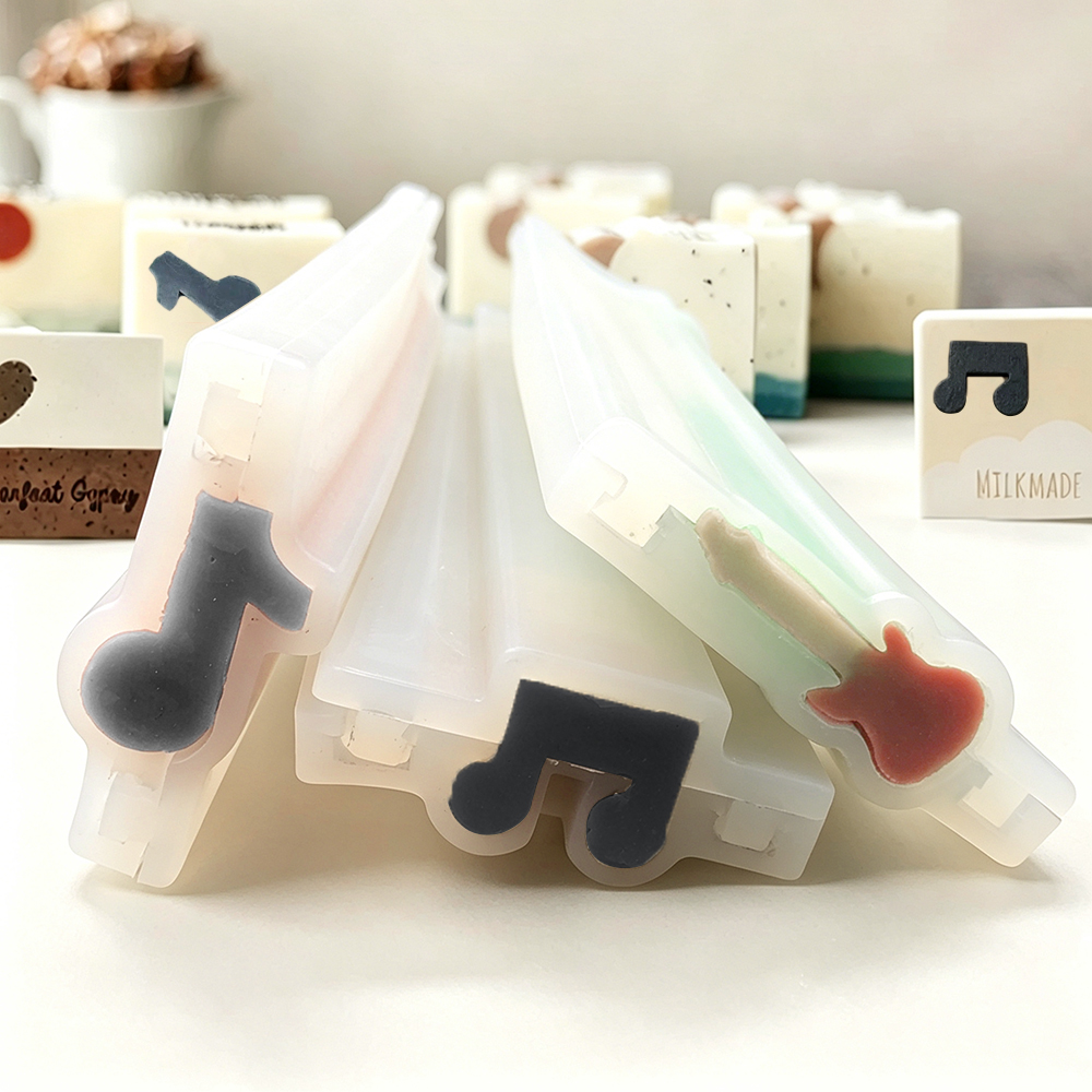 Guitar Violin Tube Soap Mold M - مراجعة Soap Making Cold Process وسعره