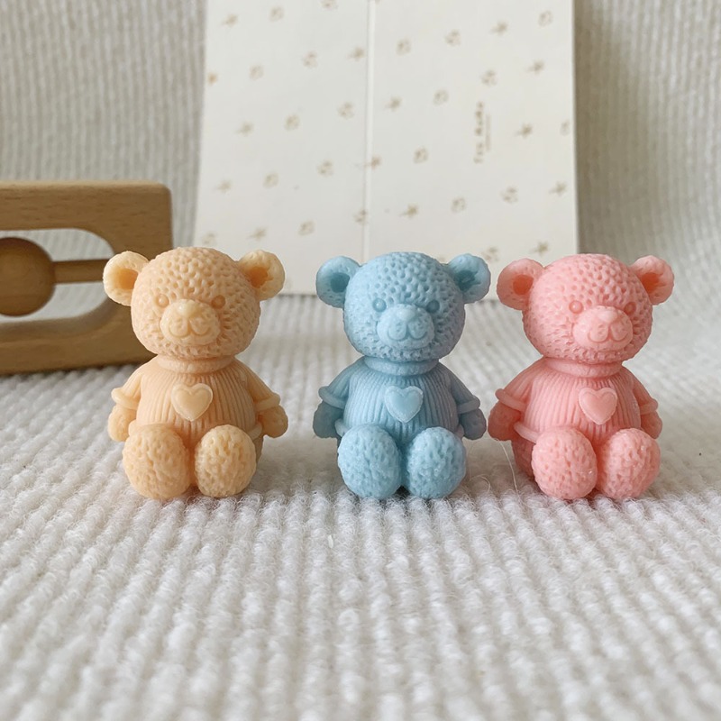 Mini Love Bear Candle Silicone - مراجعة Soap Making Things وسعره