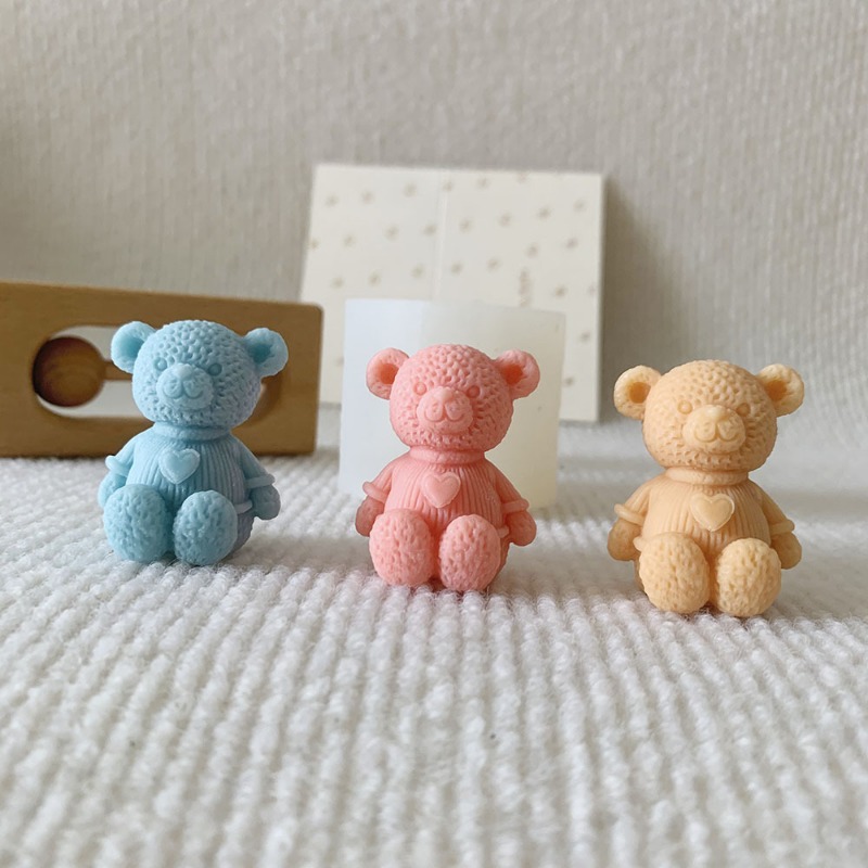Mini Love Bear Candle Silicone - مراجعة Soap Making Things وسعره