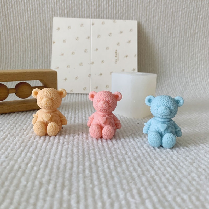 Mini Love Bear Candle Silicone - مراجعة Soap Making Things وسعره