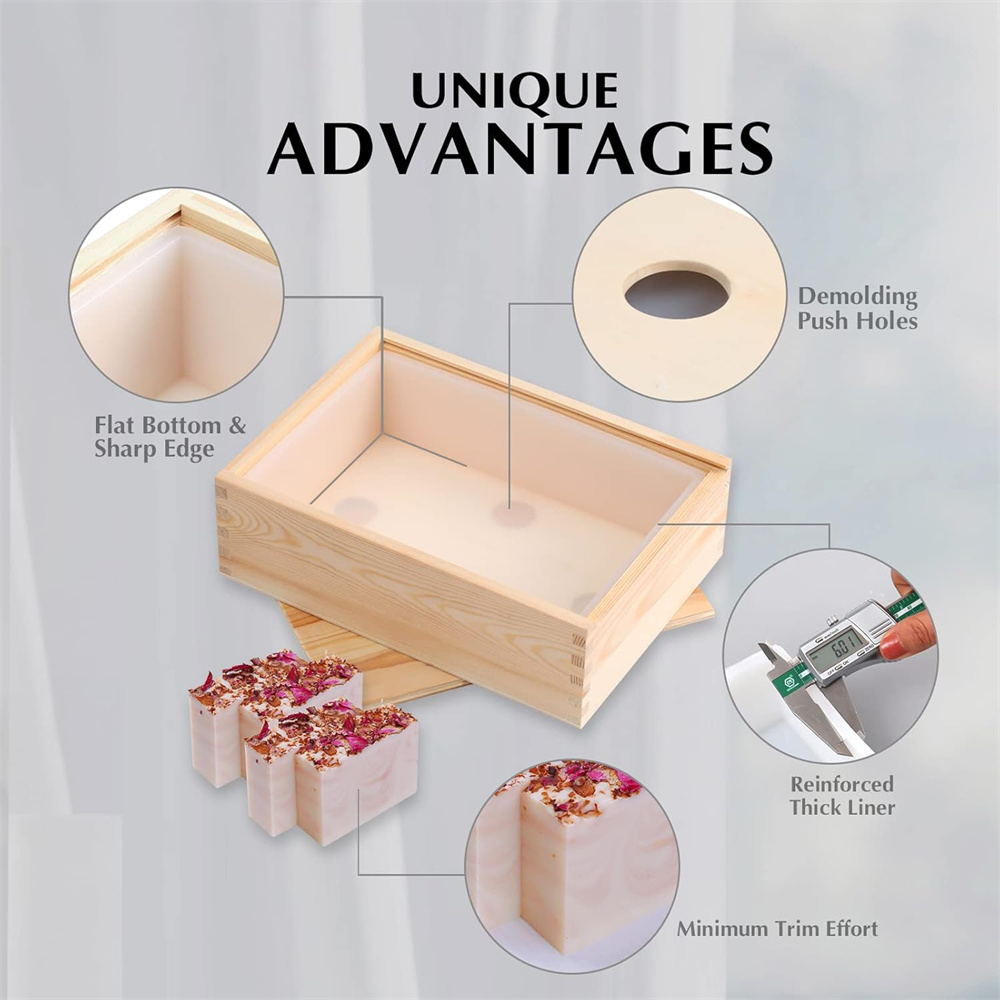 Large Soap Molds Rectangle Sil - مراجعة Soap Making Things وسعره