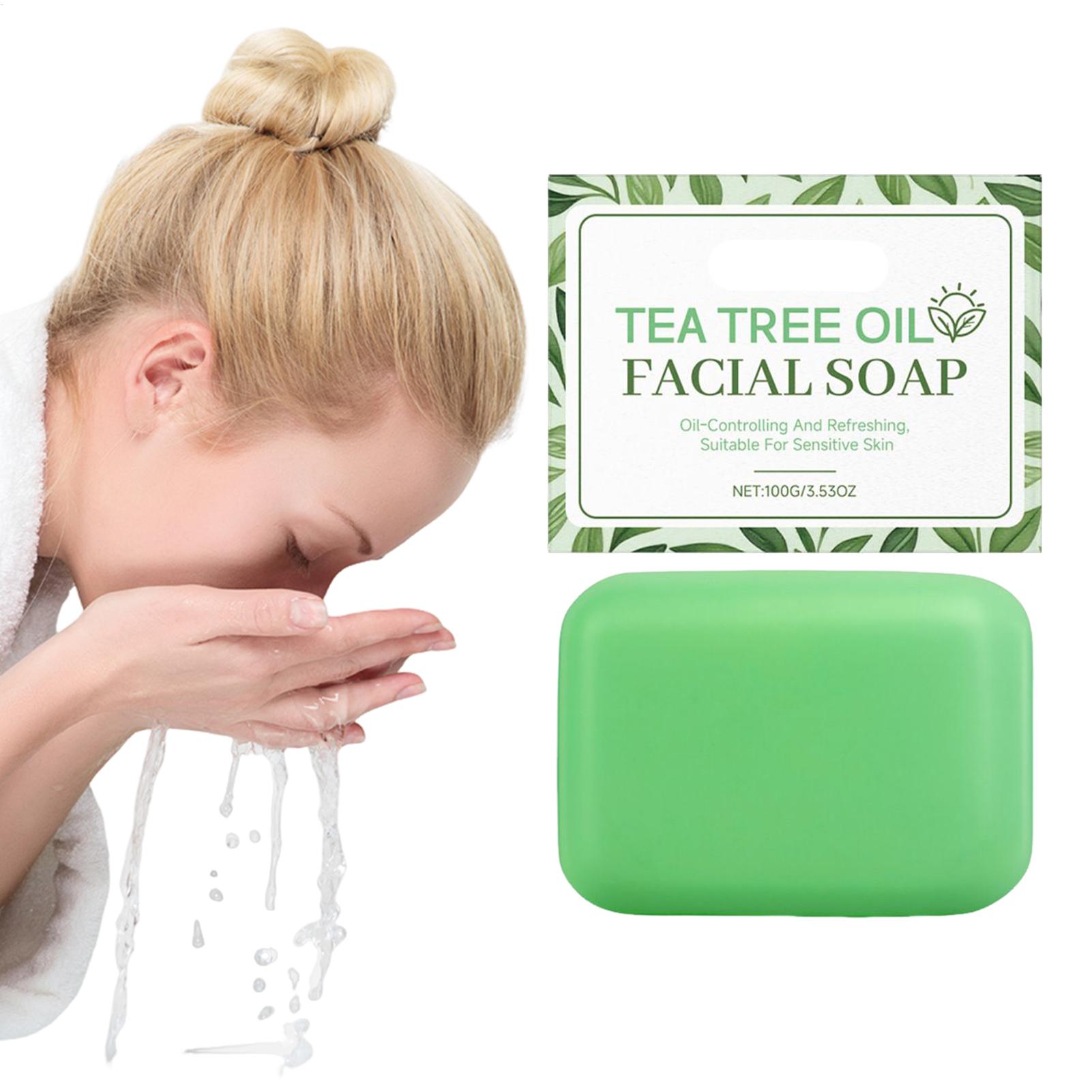 1pc Tea Tree Soap for Face Bod - مراجعة Castor Oil Soap وسعره