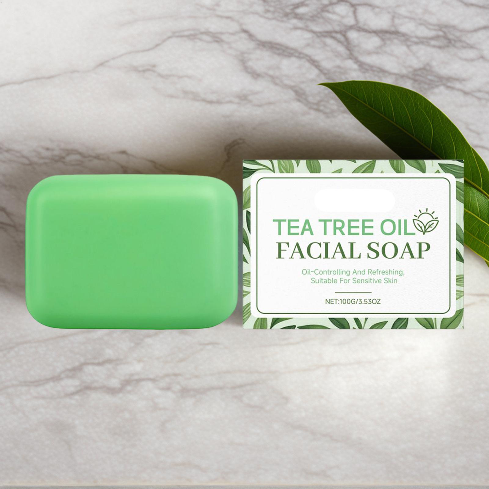 1pc Tea Tree Soap for Face Bod - مراجعة Castor Oil Soap وسعره