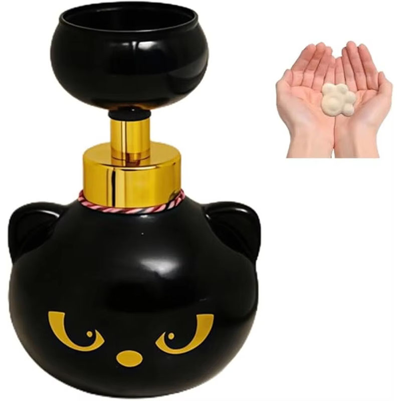 Cute Cat Paw Foam Soap Dispens - مراجعة Soap Making Jar وسعره
