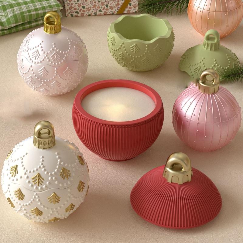 Y1UD Christmas Ball Silicone C - مراجعة Soap Making Jar وسعره