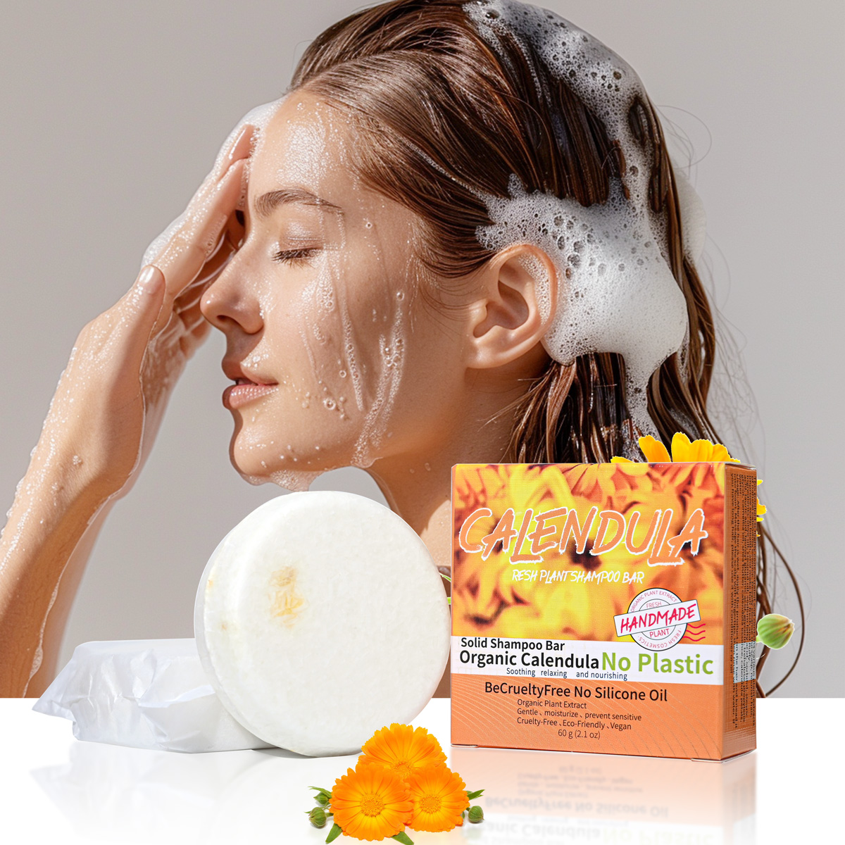 Calendula flower and plant ess - مراجعة Castor Oil Soap وسعره