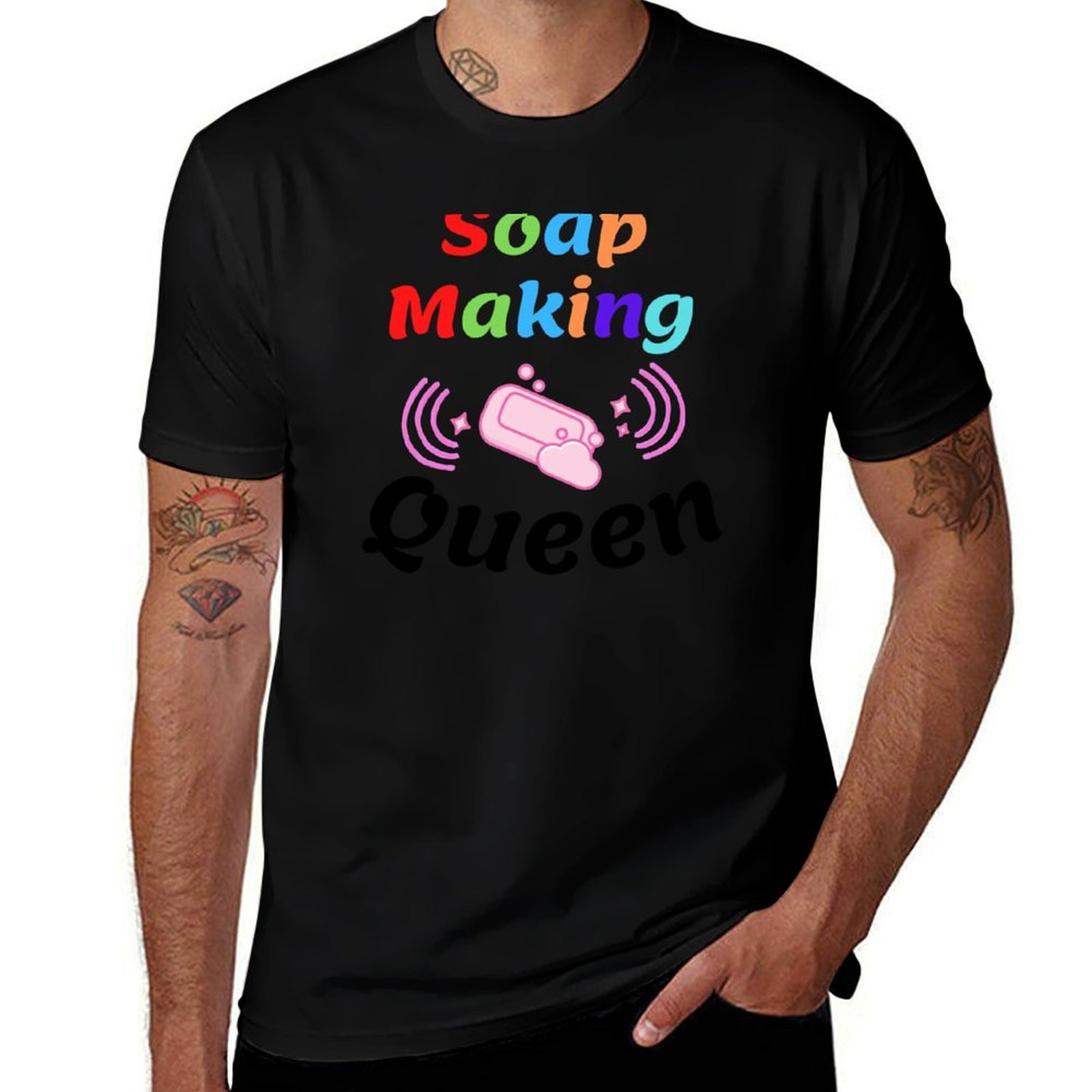 Soap Making Queen funny T-Shir - مراجعة Soap Making Queen وسعره