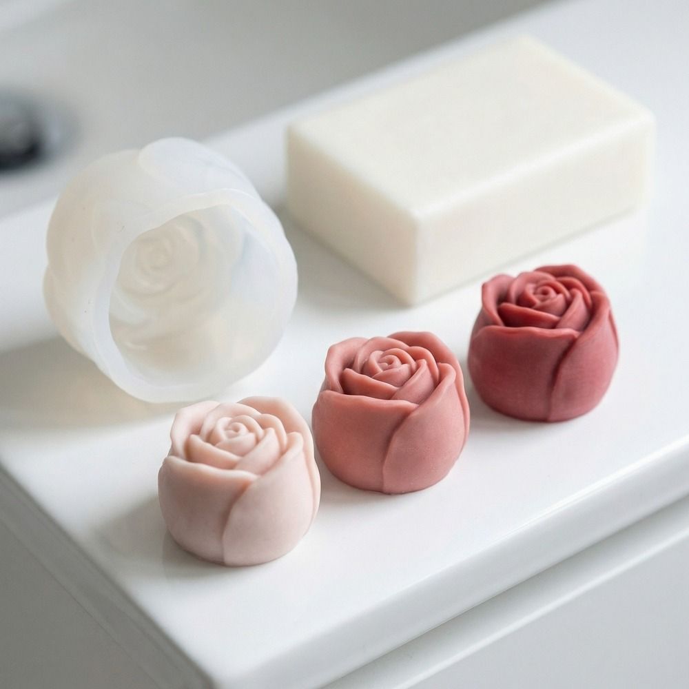 Soap Mold Silicone Rose Flower - مراجعة Soap Making Jar وسعره