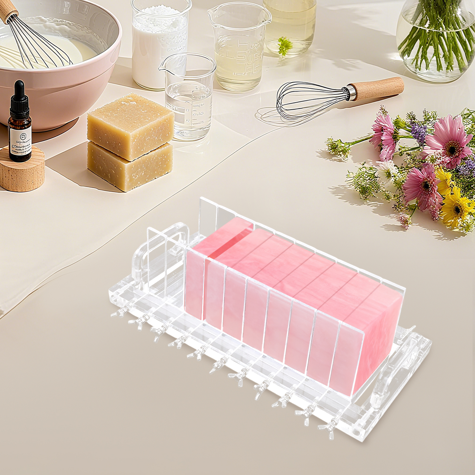 Premium Acrylic Soap Cutter -  - مراجعة Soap Making Kit For Beginners وسعره