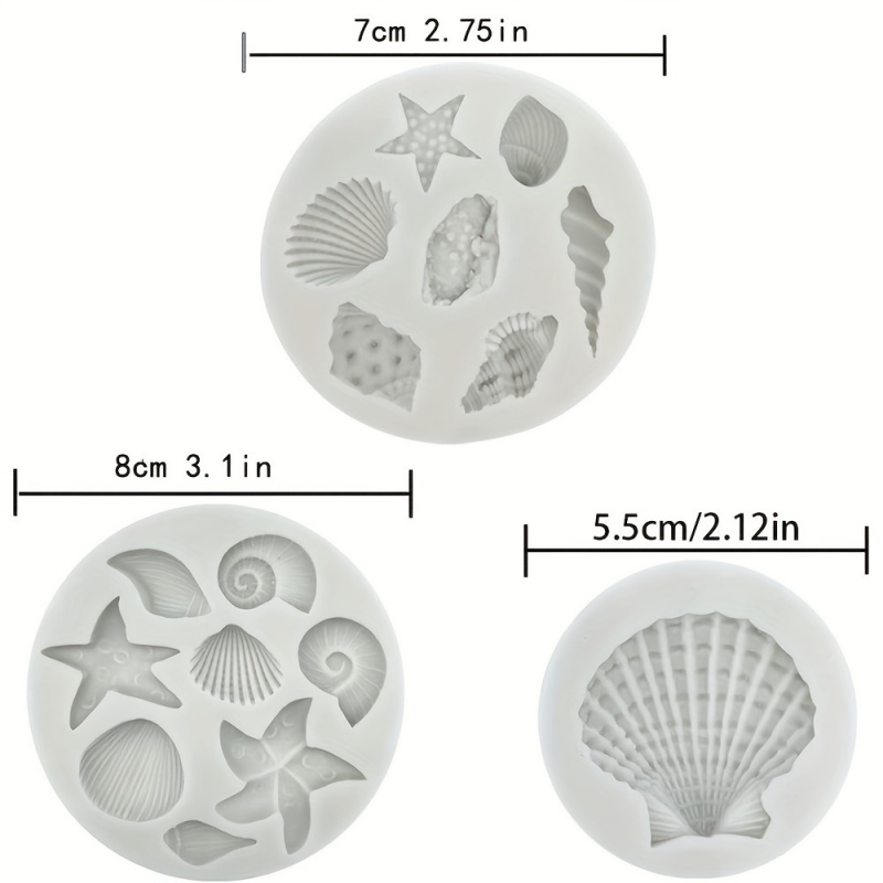 3pcs/set, shell mold set, irre - مراجعة Soap Making Kit For Beginners وسعره
