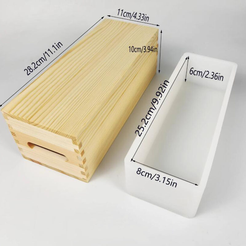 Natural Wood Frame Soap Mold,  - مراجعة Soap Making Cold Process وسعره