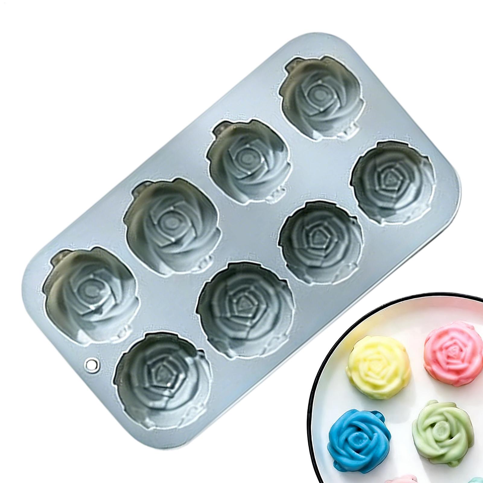 8 Holes Rose Flower Silicone M - مراجعة Soap Making Things وسعره