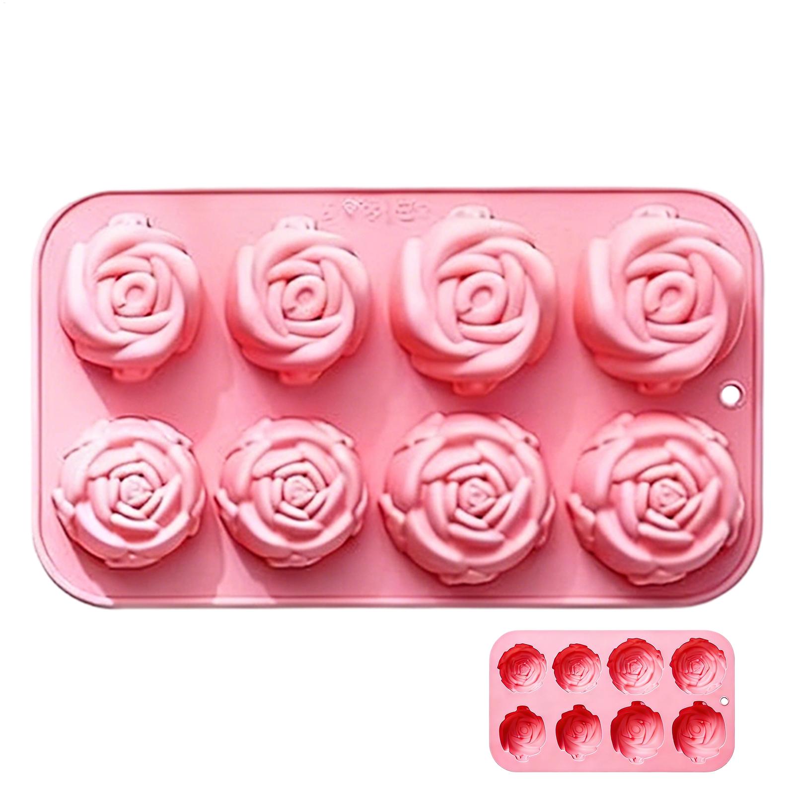 8 Holes Rose Flower Silicone M - مراجعة Soap Making Things وسعره