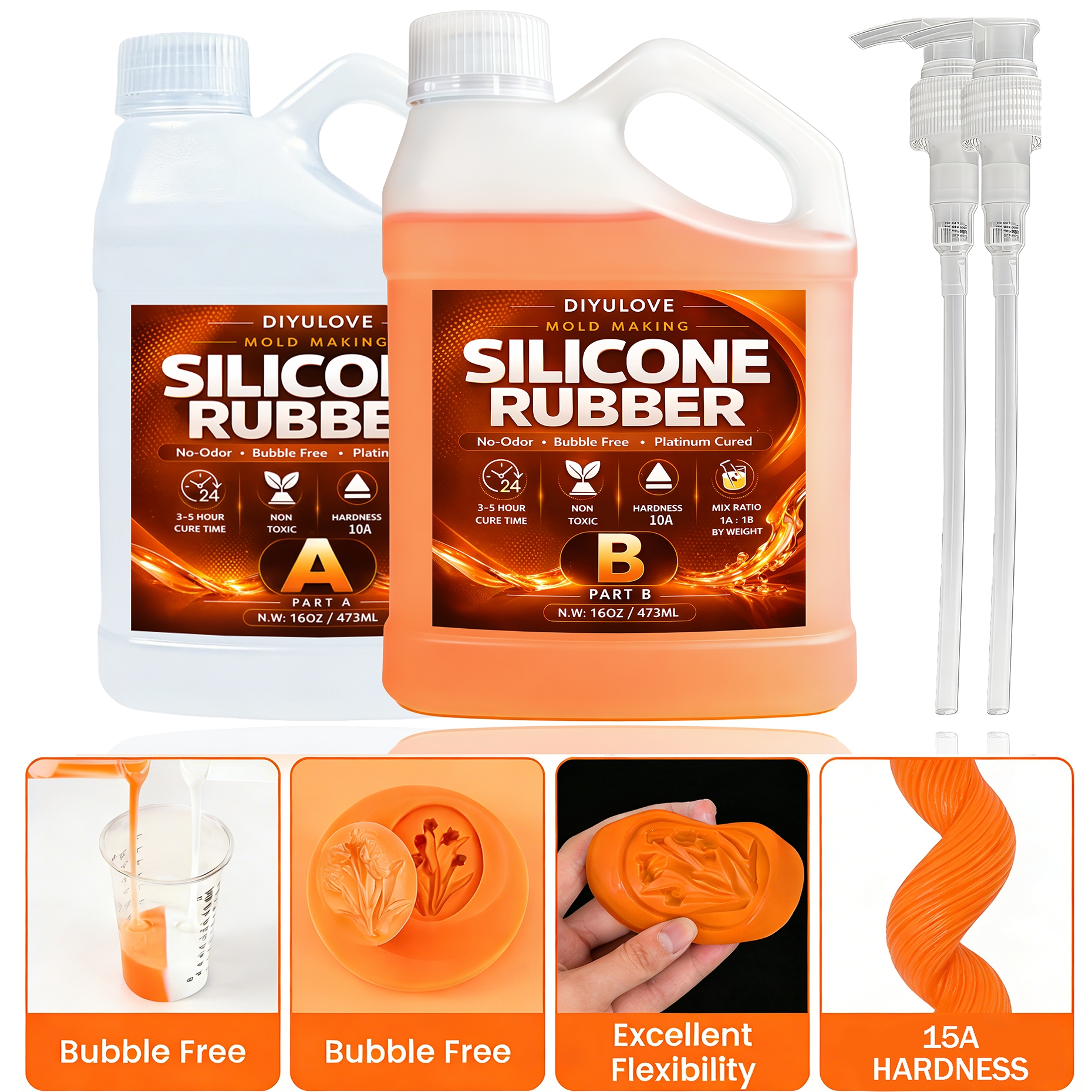 Liquid Silicone Rubber Kit,Hig - مراجعة Soap Making Kit For Beginners وسعره