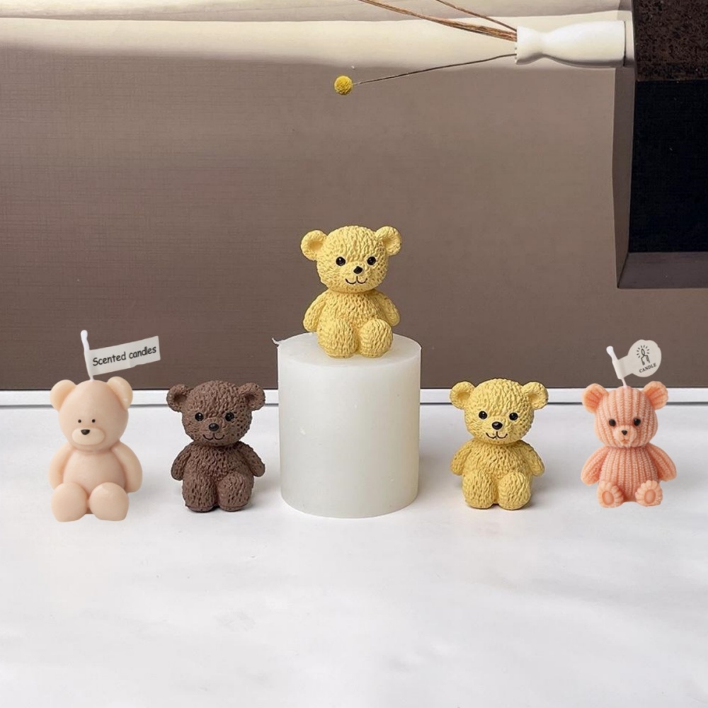 3D Cute Bear Candle Making Mou - مراجعة Soap Making Kit For Beginners وسعره