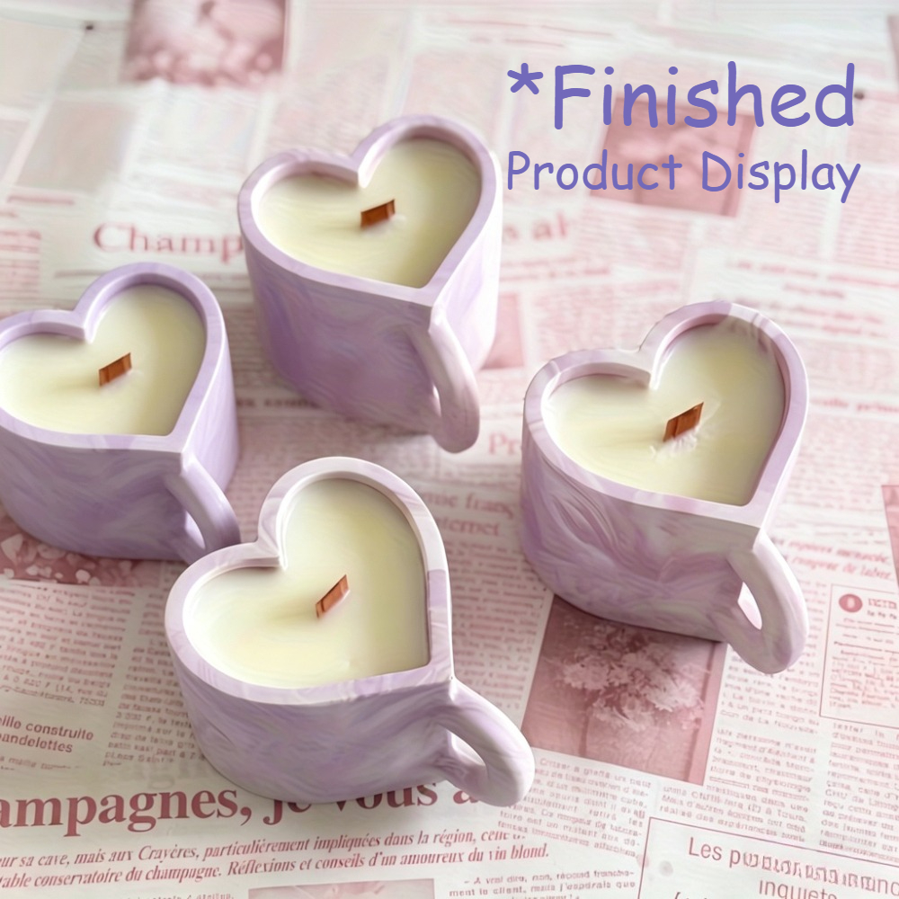 Heart Shaped Teacup Silicone M - مراجعة Soap Making Jar وسعره