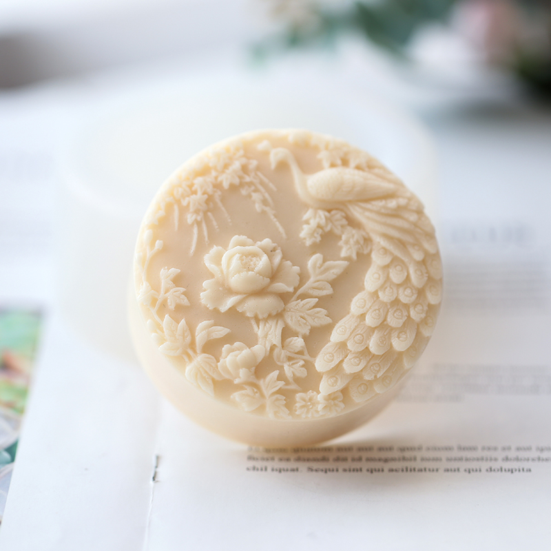 Peacock Flower Pattern Silicon - مراجعة Soap Making Things وسعره