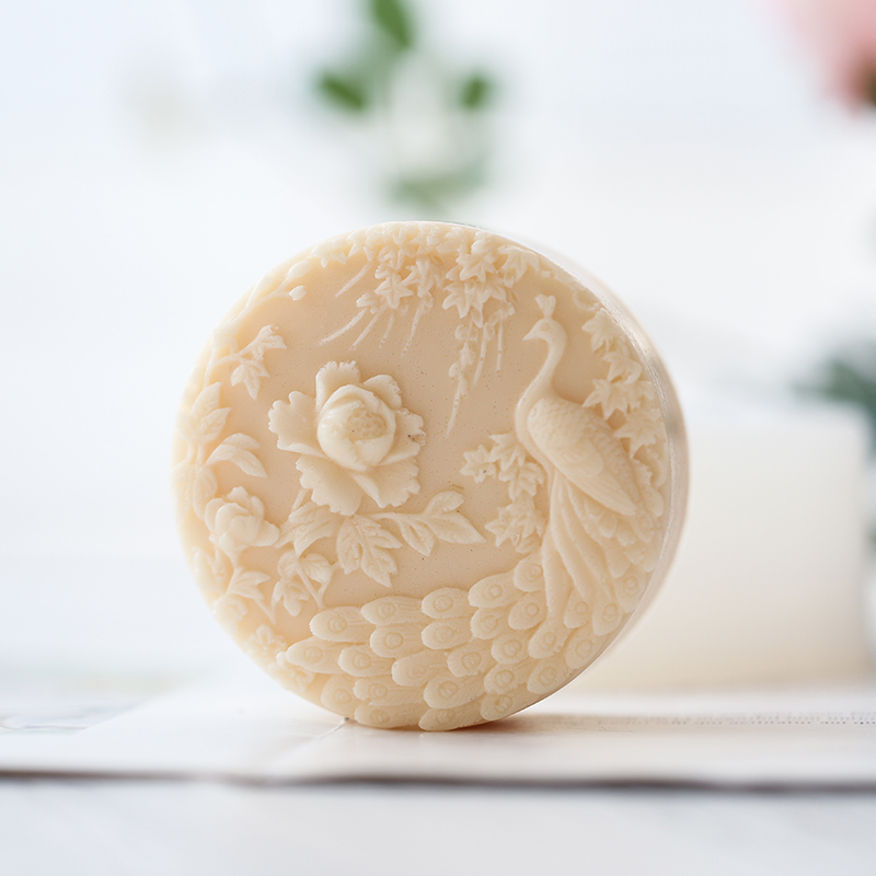 Peacock Flower Pattern Silicon - مراجعة Soap Making Things وسعره