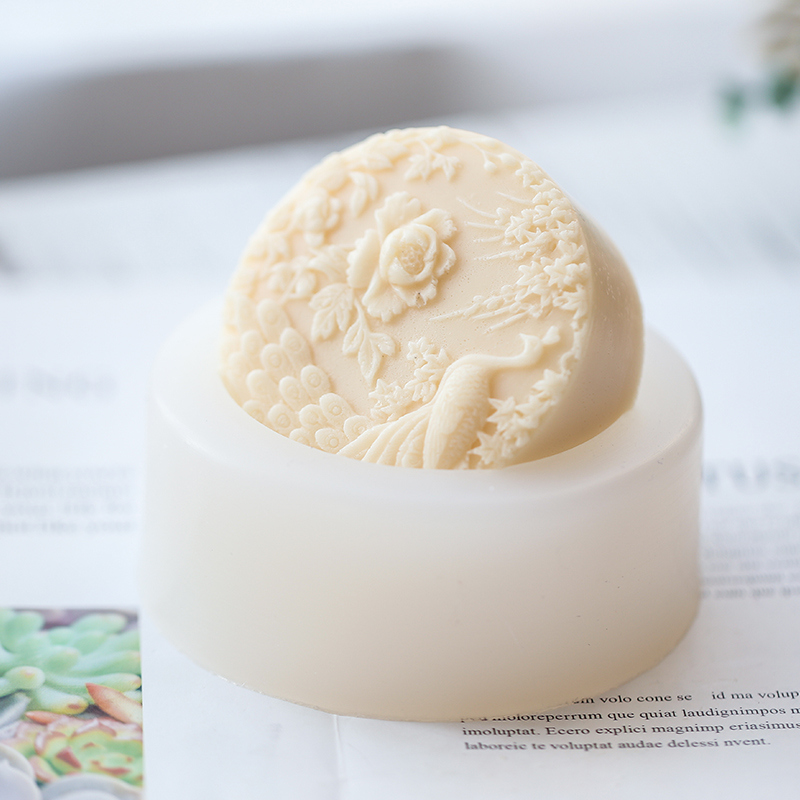 Peacock Flower Pattern Silicon - مراجعة Soap Making Things وسعره