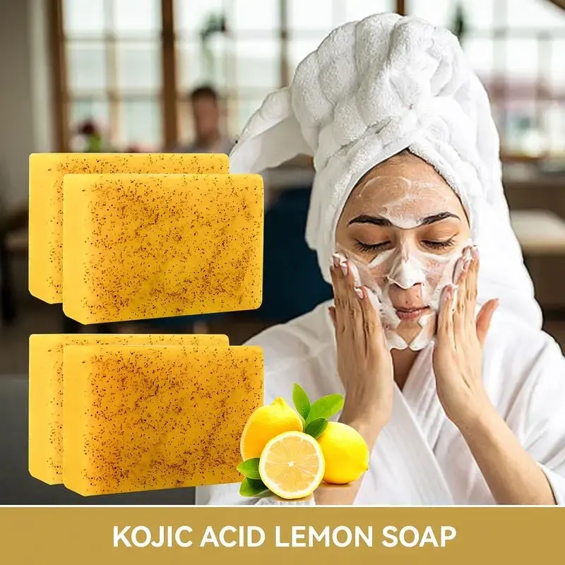 Lemon Turmeric Kojic Soap,Natu - مراجعة Castor Oil Soap وسعره