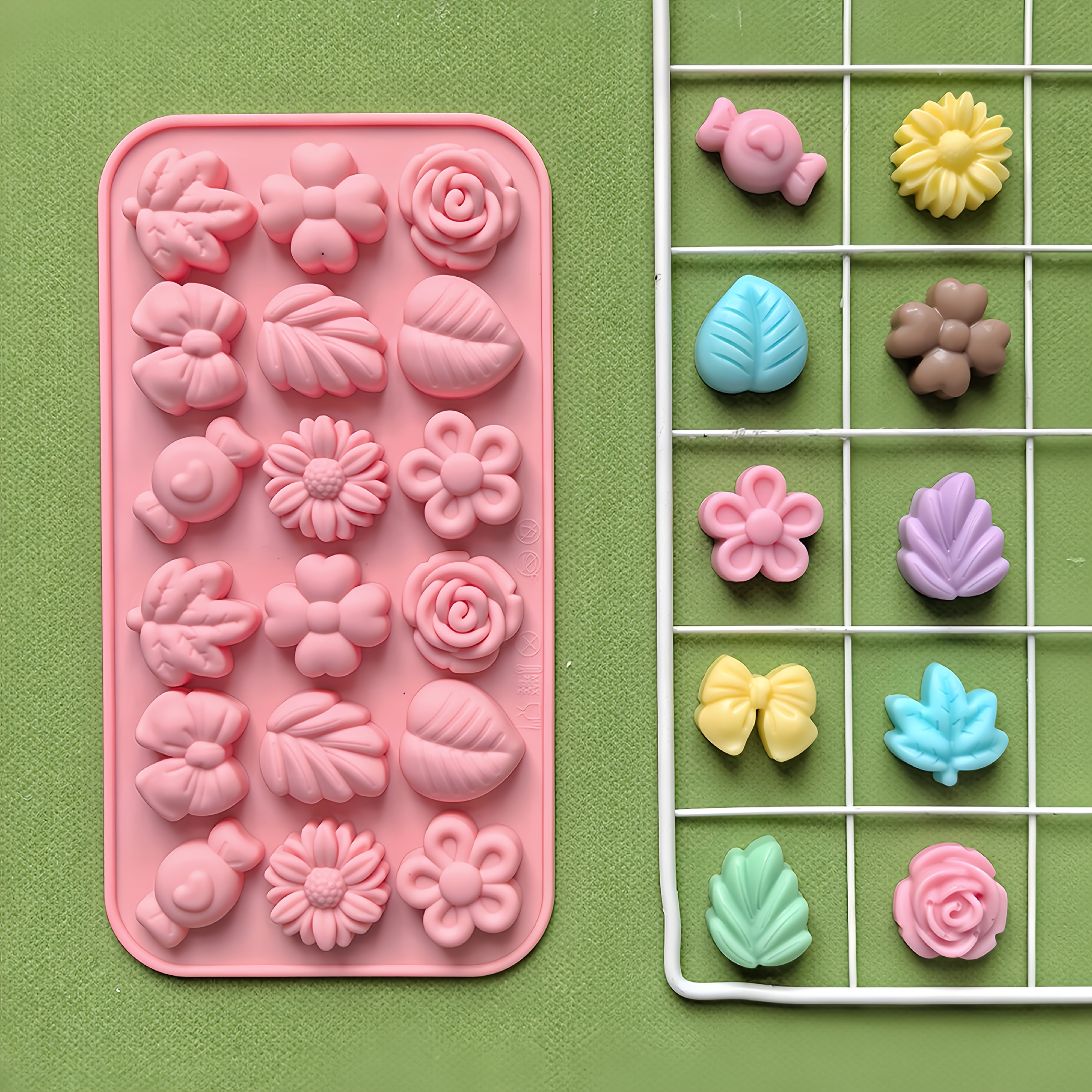 18pcs Silicone Candle Molds -  - مراجعة Soap Making Kit For Beginners وسعره